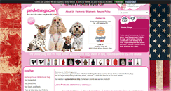 Desktop Screenshot of petclothings.com